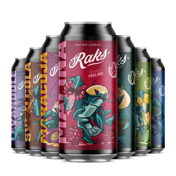 TASTING PACK Maracuja, Levandule, Malina, Cola, Kaktus, Ananas, Borůvka