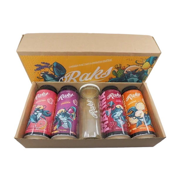 Balení pěti plechovek - B2B